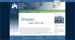 Desktop Screenshot of institut-kirchhoff.de